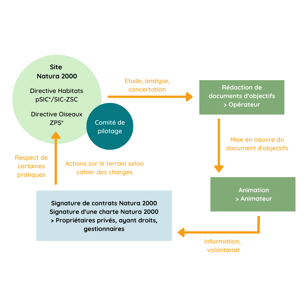 La vie d'un site Natura 2000